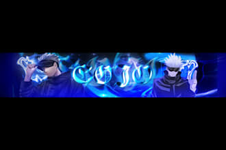 design custom anime style avatar, logo, banner and preview for your channel