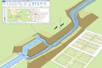 design storm water drainage, grading, civil 3d, pipe network