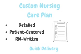 write a detailed, personalized nursing care plan