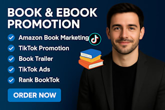 promote your book ebook on book viral tiktok booktok promotion book cover design