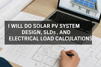 do solar pv system design slds and electrical load calculations