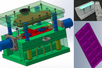 make custom silicone mold, plastic injection mold, resin mold, cad, stl and dfm