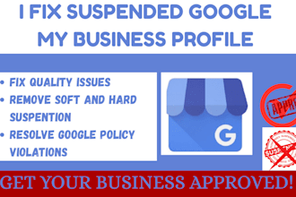 reinstate verify unsuspend and fix suspension google my business profile