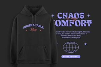 design edgy streetwear merch, grunge t shirt graphics, and y2k brand logo