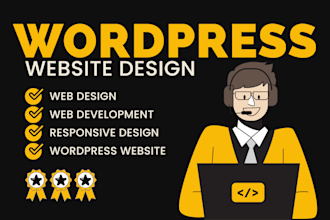 build responsive wordpress website design with gutenberg