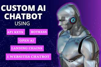 build advanced ai chatbots using botpress, openai, langchain, API for web, app