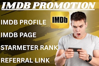 promote imdb profile imdb page to improve starmeter