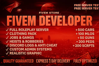 make a fivem server for qb core and esx framework