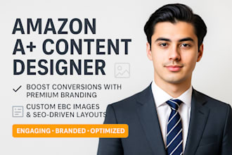 amazon a plus content brand registry infographics