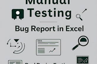 provide manual website QA testing with screenshots