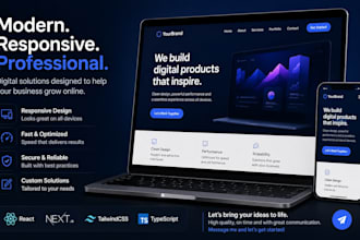 build your custom website, with programming language