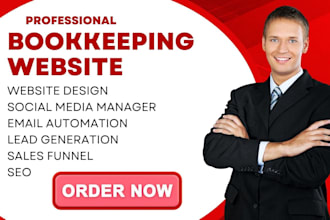 build tax accountant website bookkeeping, accounting, income tax website