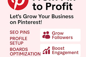 grow your business with pinterest SEO profile setup and engagement boost