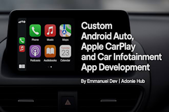 build android auto, apple carplay, and car infotainment apps