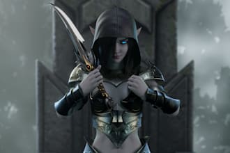 create game ready 3d characters for unity and unreal engine