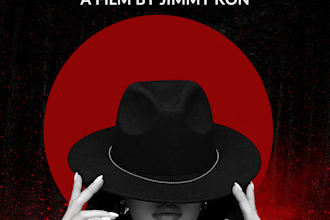 design stunning, cinematic movie or short film poster