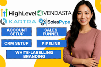 customize gohighlevel CRM, kartra, vendasta, salespype and optimize, ghl uphex