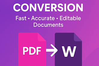 convert PDF or scanned documents to editable word files