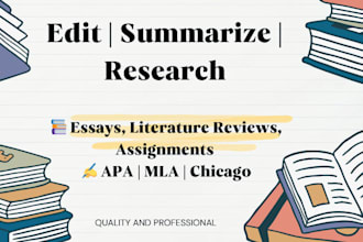 summarize informative topic, research, relevant literature