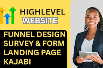 design your gohighlevel website membership site gohighlevel funnel kajabi expert