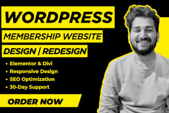 professional wordpress membership website development with payment integration