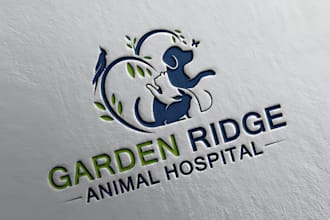 make a professional pet, dog, cat and animal logo or any graphics design