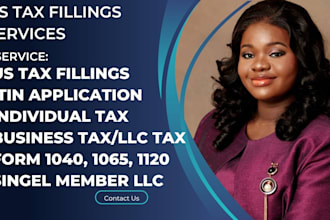 get itin number, minimize US tax fillings 1040 1120 1040nr 1065 returns cpa