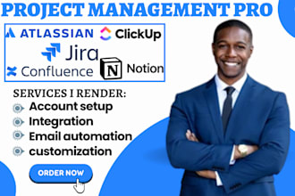 do atlassian confluence project management jira zapier clickup workflow notion