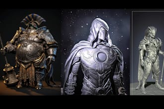 create a 3d character for unity and unreal engine