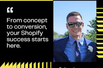 build and optimize your shopify store for sales