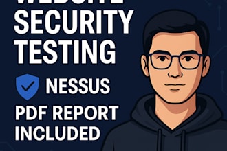 test your website using nessus and provide a full vulnerability report