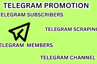 grow your telegram channel and group, telegram scraper, telegram promotion,