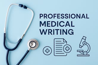 write professional medical and pharmaceutical content