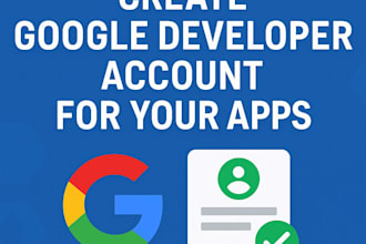 create google developer accounts for your app