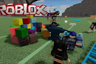 develop a full roblox game with scripting, custom maps, monetization systems