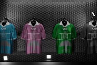 make sublimation jersey designs for football, racket, tennis, basketball, soccer