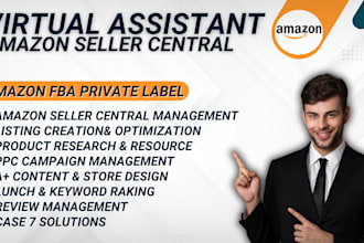 be your virtual assistant amazon fba listing ppc expert