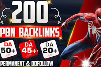 200 homepage high da pa dofollow SEO manual backlink