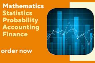 help you in math, stats and calculus, accounting, finance