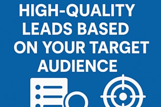 find high quality leads based on your target audience