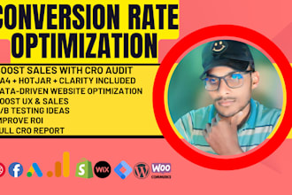 increase your sales with advanced cro audit using ga4, hotjar, clarity