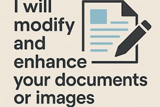 professionally modify and enhance the content of your documents or images