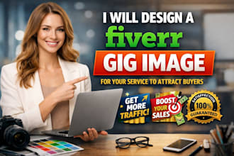 design a fiverr gig image for your service to attract buyers