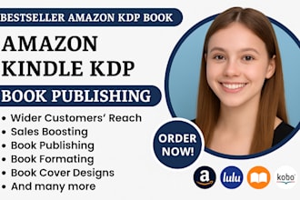 format, publish, promote your book on amazon and kindle KDP