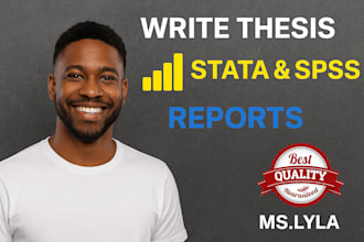 do statistical data analysis, spss data analysis, stata, projects, reports