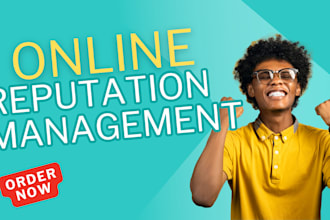 push down negative links, and do ORM SEO reputation management
