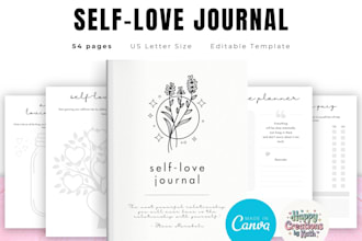 daily self care journal gratitude journal wellness journal fitness journal ebook