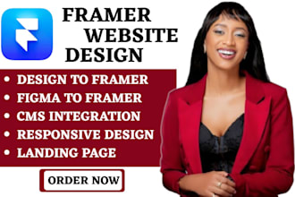design framer website, framer landing page, figma to framer