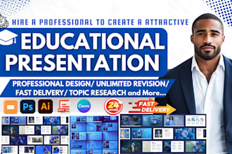 provide an improve powerpoint presentation design, for your educational slides