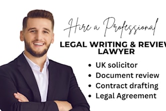 be your UK solicitor, contract drafting, UK document review, demand letter